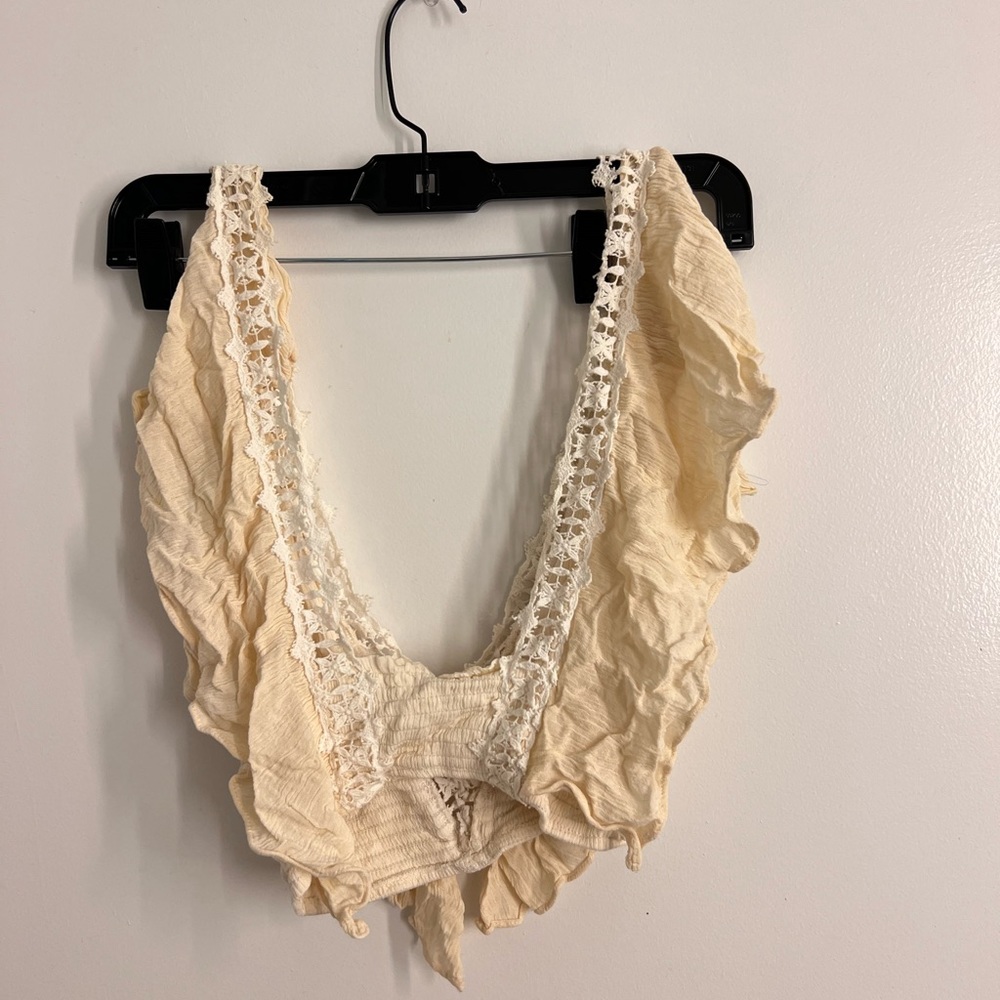 Cute flutter crop top